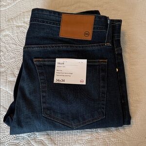 AG Adriano Goldschmied Men's Slim Jeans - Deep Blue